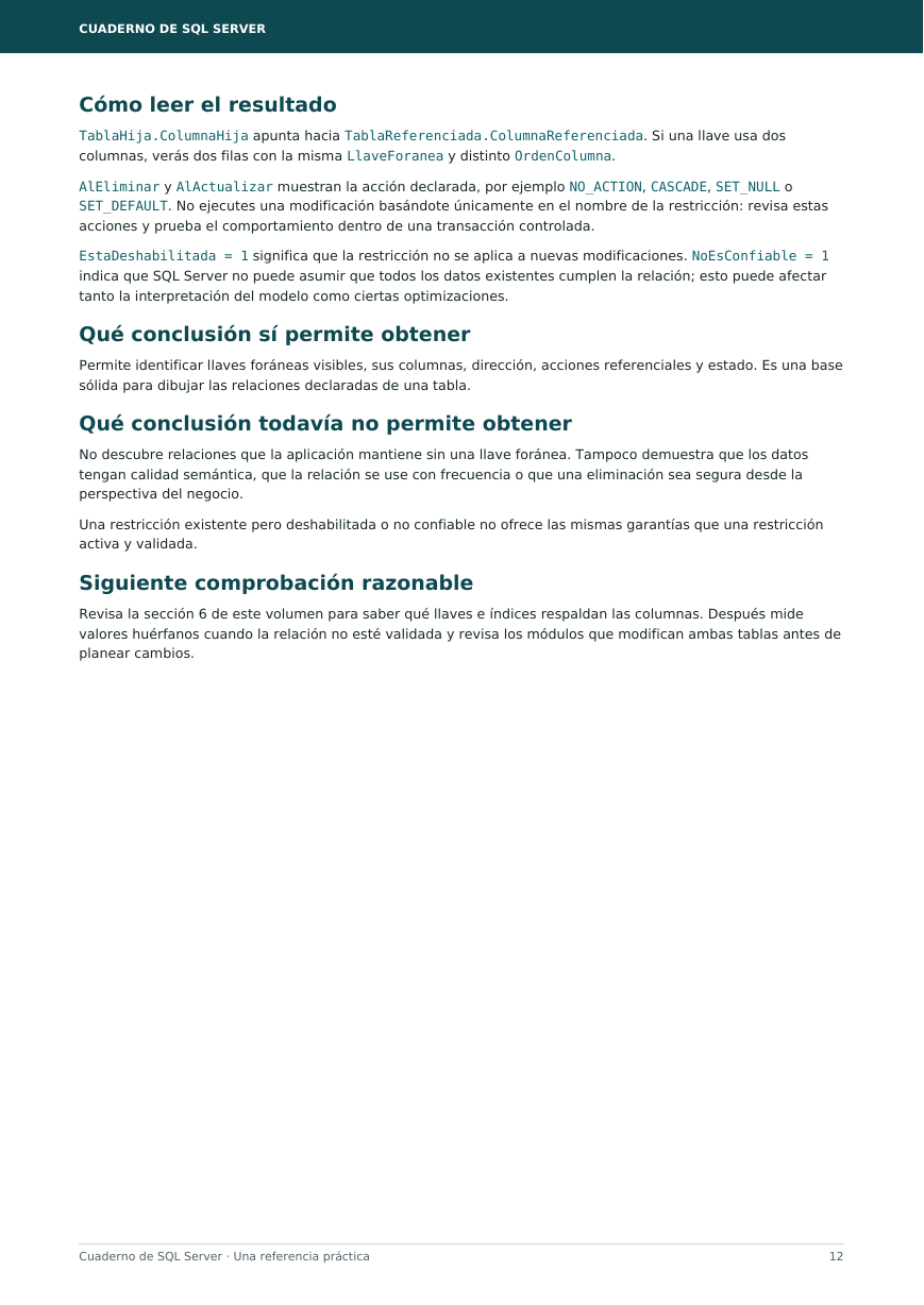 Página interior de Desarrollo y exploración